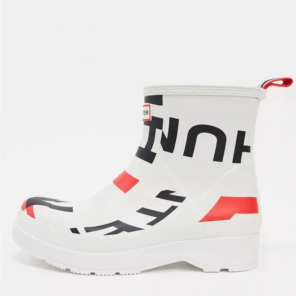 Hunter Original Play Short Exploded Logo Rain Boots